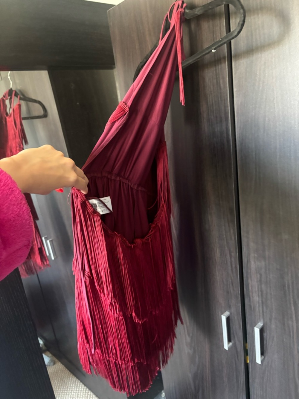 Red Fringe romper!!! - Picture 4 of 6